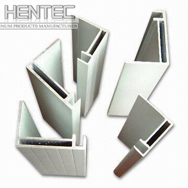 Marco del panel solar de aluminio anodizado plateado 6063/6061 con trabajar a máquina acabado