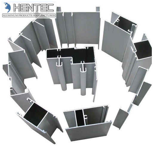 La sección de aluminio modificada para requisitos particulares para la construcción de la ventana de desplazamiento, pulveriza perfil de aluminio revestido