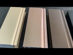 Profiles de extrusión para ventanas de aluminio acabado de molino T66 aleación 6063