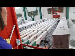 Tubo de aluminio anodizado recubierto en polvo, tubo redondo de aluminio con mecanizado CNC