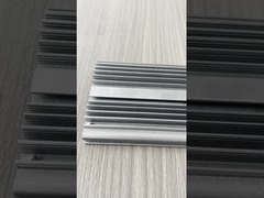 Extrusiones de disipador de calor de aluminio 6063-T5 con tratamiento superficial de alodina