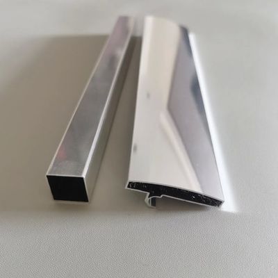 Custom Polished Bright Anodized Aluminum Extrusion Profile for Shower Room with Precision Cutting