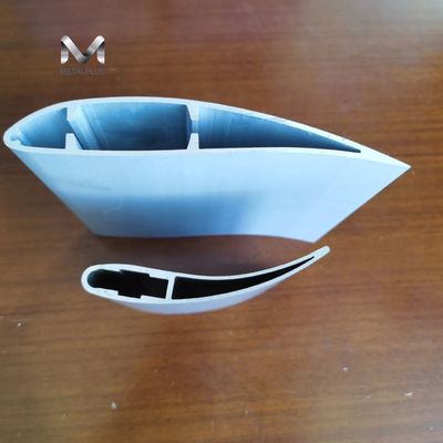 Customized CNC Machining Aluminum Fan Blade with Anodized Surface and Powder Coated Finish for Industrial Applications