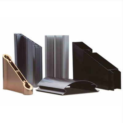 Wood-Grain Transfer Aluminum Extrusion Profile in 6063 Alloy with Customized Dimensions