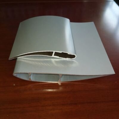 Customized Silvery / Black Sandblast Anodized 6061-T6 Aluminum Hvls Industrial Fan Blade