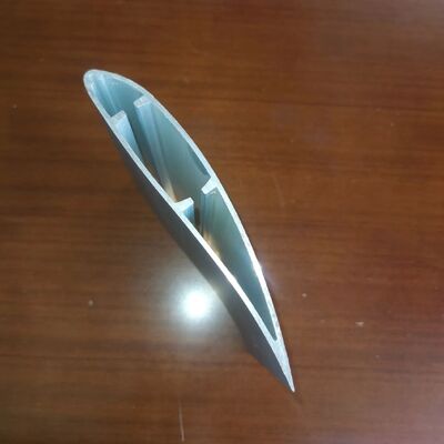 Black Anodized 6082 Customized CNC Machining Hvls Fan Blade Aluminum Fan Blade