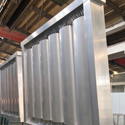 6063 Powder Painted Custom Aluminum Heater Housing Extrusion Profile for Industrial Heating Modules