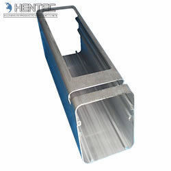 Claro/negro anodizó perfil de aluminio industrial con la capa de PVDF