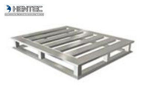 Las plataformas de aluminio sacaron color de las formas del metal cubierto cortando el CE