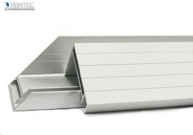 Negro/plateado anodizado 6063 marcos del panel solar de aluminio/perfiles laminados solares de los paneles