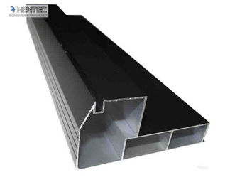 Los perfiles/la capa doble de aluminio sacados anodizados moderaron enmarcar estructural de aluminio de cristal