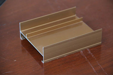 El perfil del aluminio de Windows 6061 de la oficina/del cuarto de baño, el grano de madera cubrió la protuberancia del aluminio del perfil