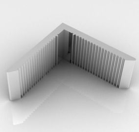 Protuberancia de aluminio modificada para requisitos particulares de la aleación que enmarca para la esquina de los edificios