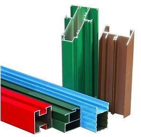 perfiles de aluminio exteriores No-aislados de la protuberancia del capítulo de ventana de desplazamiento T4 con moler, perforando