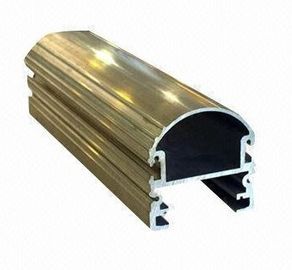 6061 estructurales perfil de aluminio pulido acero, perfiles revestidos del aluminio de la protuberancia del grano de madera
