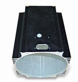 6005 T6 broncean/el perfil de aluminio industrial del negro, picovoltio solar sacaron cilindro Shell