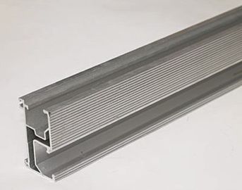 Carril de montaje solar de plata del tejado con el aluminio anodizado AL600-T5