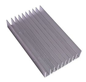 Los perfiles de aluminio de la protuberancia del disipador de calor de Chromaking con 6063-T5 alean