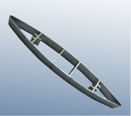 T5 / Protuberancia del marco de ventana de la aleación de aluminio T6 para las persianas al aire libre