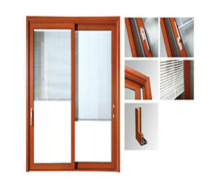 Pulverice las protuberancias de cristal de aluminio pintadas de las puertas deslizantes/del marco de ventana de aluminio
