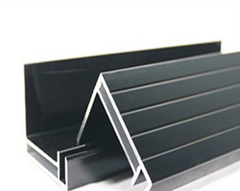 Estándar europeo de aluminio anodizado negro/plateado del marco del panel solar