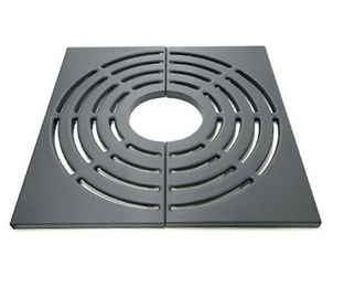 Piezas de lanzamiento modificadas para requisitos particulares de la precisión de la cubierta del dren de piso con el acero inoxidable 316/304