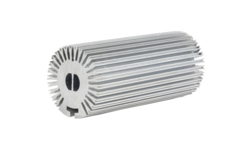 La protuberancia de aluminio anodizada plateada del disipador de calor perfila el disipador de calor 6061 T5 del LED