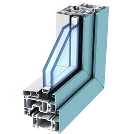 Perfil de aluminio de la puerta de la puerta de Silding, profundamente - proceso de las protuberancias de aluminio de la puerta