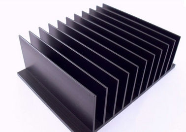 6005, 6060 anodizaron los perfiles de aluminio de la protuberancia del disipador de calor para el refrigerador del equipamiento médico/CPU