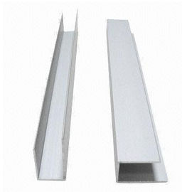 Perfil de aluminio 6063, 6061, 6005 del canal U de la construcción de aluminio de las protuberancias
