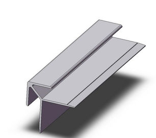pared fina 6060/6005 de la esquina de la protuberancia del aluminio con trabajar a máquina del CNC
