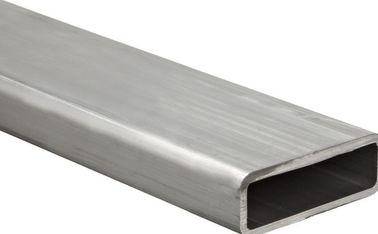 Protuberancias rectangulares pintadas polvo 6061 de la tubería del perfil de aluminio de la construcción