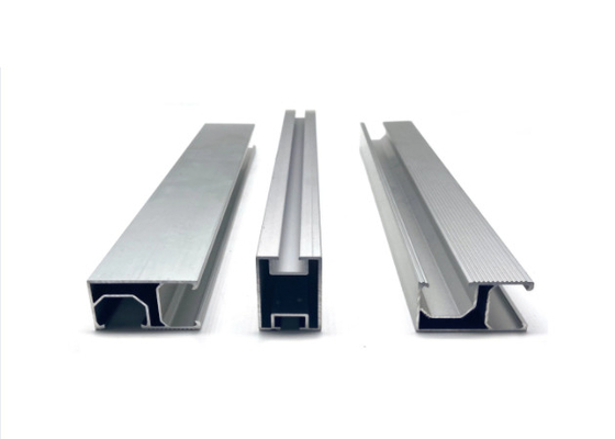 Carril de aluminio industrial anodizado del perfil para el sistema de montaje solar