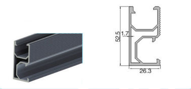 Carril de montaje de aluminio del panel solar/sistemas solares del montaje que montan el empalme para residencial