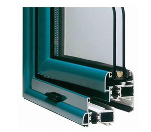 Los perfiles de la protuberancia de la ventana de aluminio del sitio de la oficina, puerta del marco sacaron los perfiles de aluminio