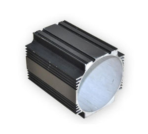 El negro anodizó los perfiles sacados Shell de aluminio del aluminio para el producto electrónico
