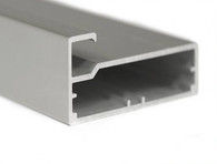 La protuberancia de aluminio perfila 6061 que Poweder anodizado plateado pintó