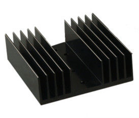 Perfiles de aluminio anodizados negro de la protuberancia del disipador de calor, radiador de aluminio
