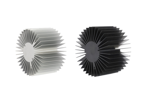 ISO9001 Perfiles de extrusión de disipadores de calor de aluminio para pulir y disipar el calor rápidamente