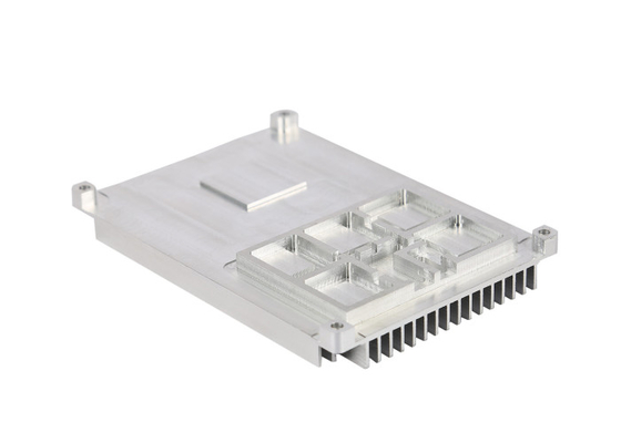 6063 Perfiles de disipadores de calor de extrusión de aluminio para radiadores electrónicos