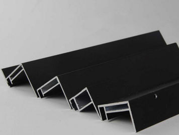 El negro anodizó el marco de aluminio del panel solar/marcos del panel solar montados la tierra de aluminio