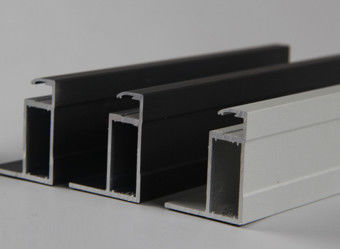 Plateado/negro anodizó el marco de aluminio de aluminio del panel solar del marco con el corte/la perforación