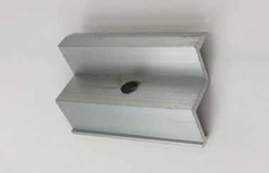 Extremo de aluminio/mediados de abrazadera para los sistemas solares del montaje del tejado/los soportes de techo del panel solar