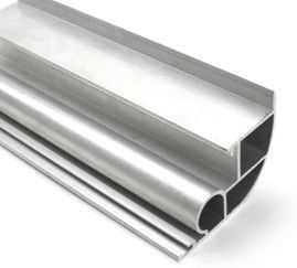 Perfil de aluminio anodizado plateado de la protuberancia del perfil del aluminio 6061 con la perforación/el corte