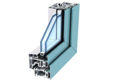Las protuberancias de aluminio anodizadas de la puerta/la capa doble moderaron enmarcar estructural de aluminio de cristal