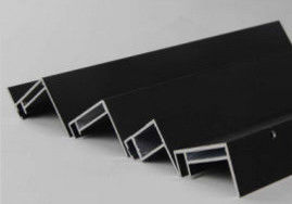 Marco del panel solar de aluminio anodizado negro para el tejado y la tierra