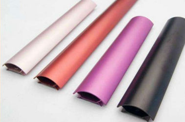 Forma modificada para requisitos particulares perfil de anodización coloreada del aluminio 6061 con trabajar a máquina acabado