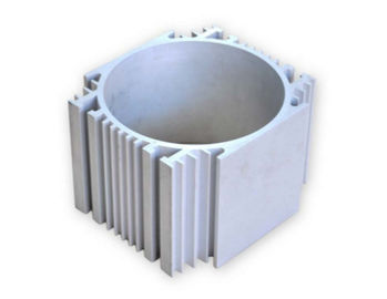 CNC anodizado plateado que trabaja a máquina el cilindro Shell del aluminio 6063 para automotriz