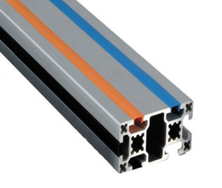 Perfil de aluminio industrial anodizado plateado para el equipo de la automatización