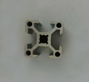 Perfil de aluminio industrial de la protuberancia, claro/perfiles de aluminio estándar de la protuberancia del satén